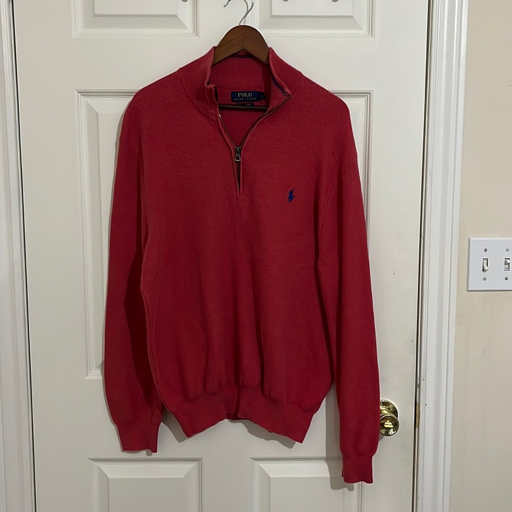 Polo Ralph Lauren Men’s Quarter Zip‎ Sweater size XL